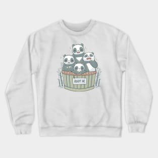 Adopt a Panda Crewneck Sweatshirt
